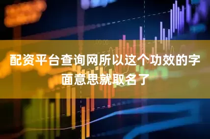 配资平台查询网所以这个功效的字面意思就取名了