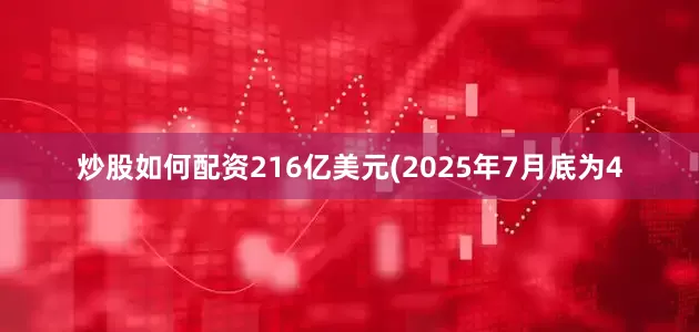 炒股如何配资216亿美元(2025年7月底为4